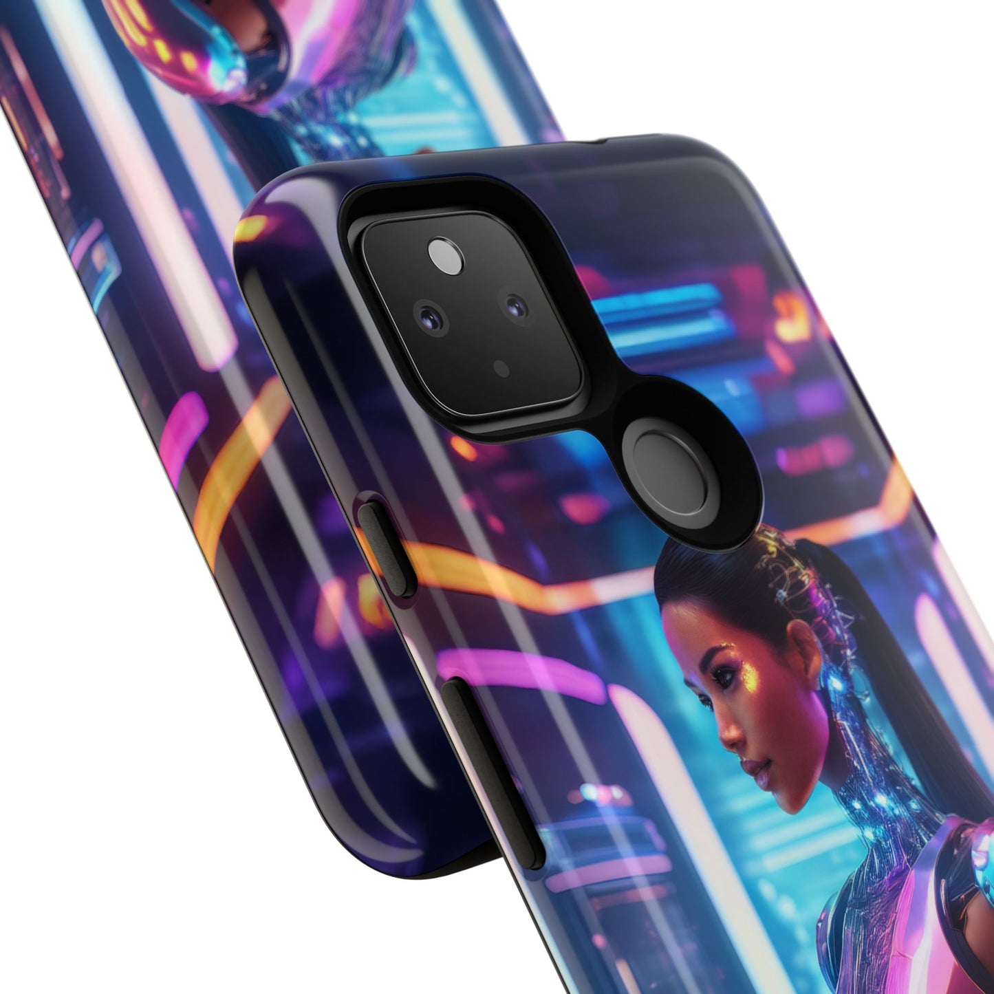 Futuristic Human Android Hybrid Cell Phone Case 016