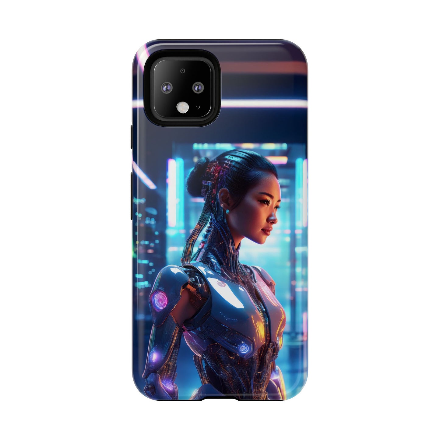 Futuristic Human Android Hybrid Cell Phone Case 013