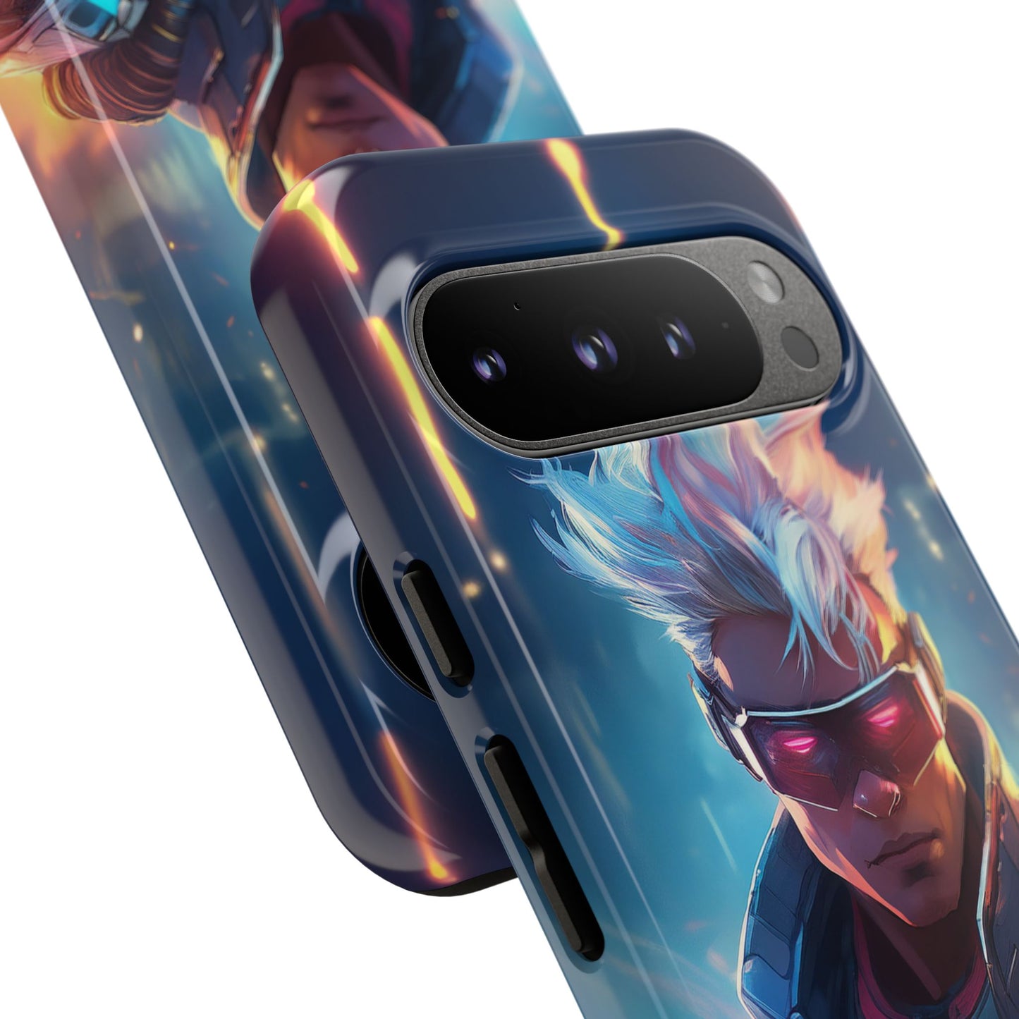 Futuristic Cyberpunk Male Cell Phone Case 018