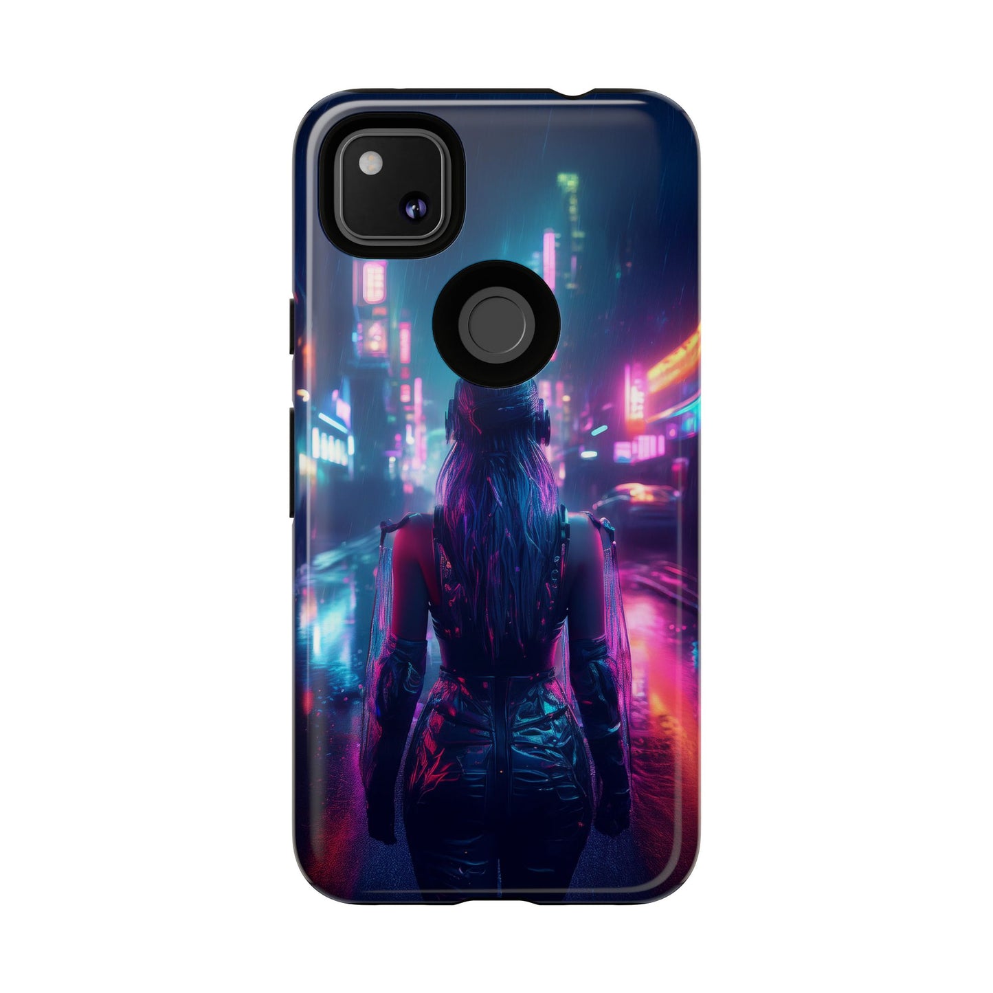 Futuristic Cyberpunk Female Cell Phone Case 032