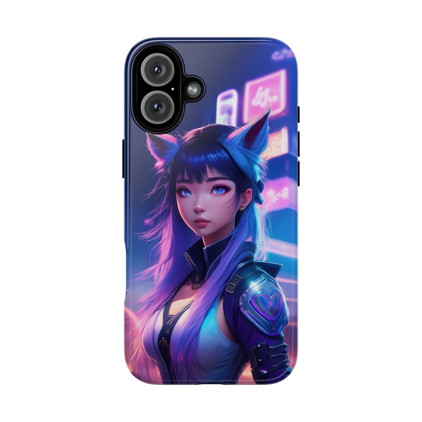 Futuristic Cyberpunk Female Cell Phone Case 010