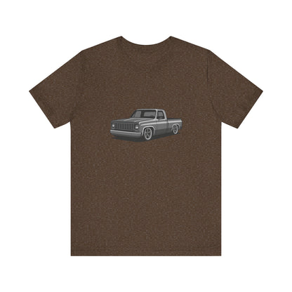 Classic Truck Graphic Tee Dark Theme – Vintage Pickup Vector Design for Car Enthusiasts