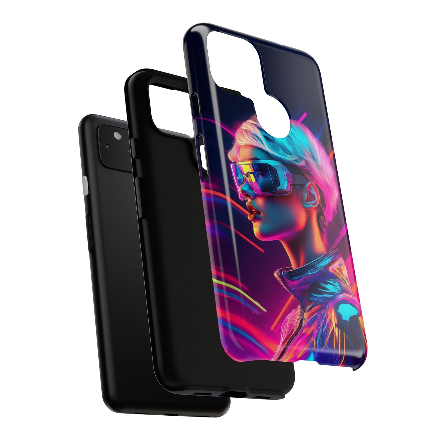 Futuristic Cyberpunk Female Cell Phone Case 031