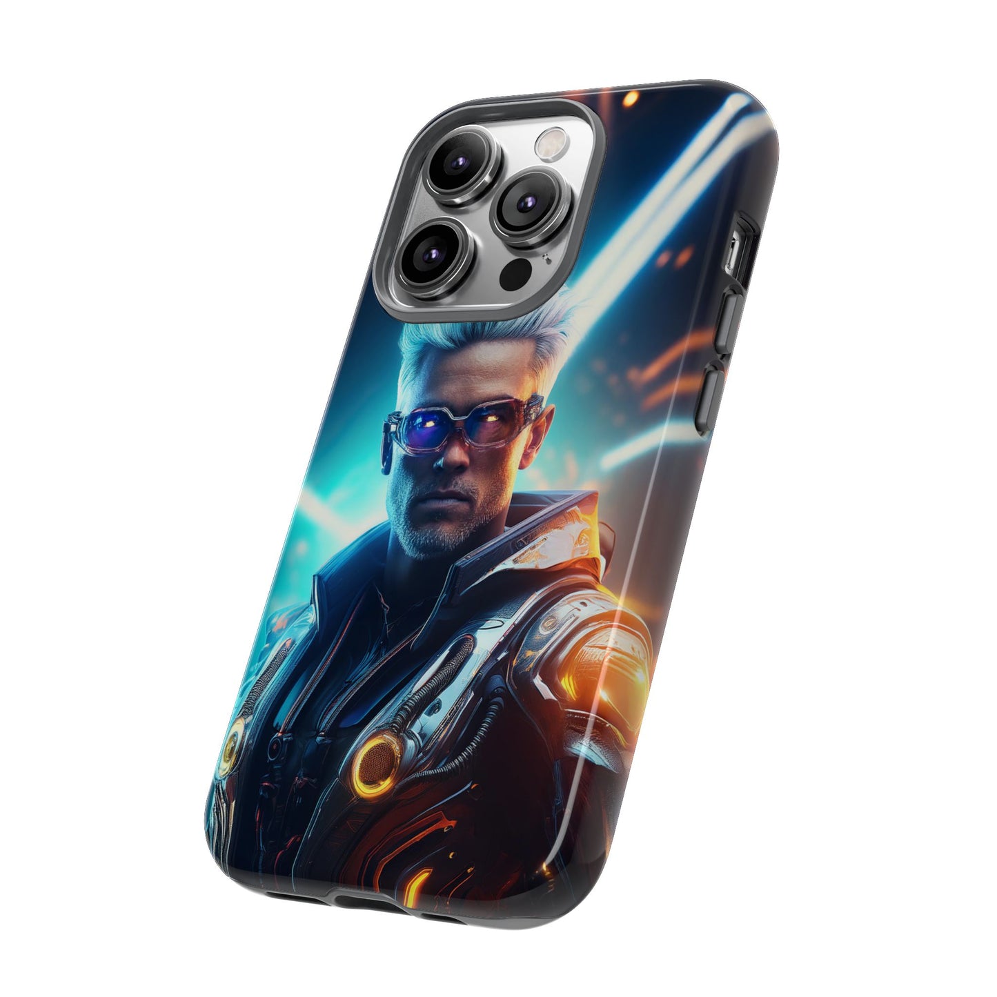 Futuristic Cyberpunk Male Cell Phone Case 013