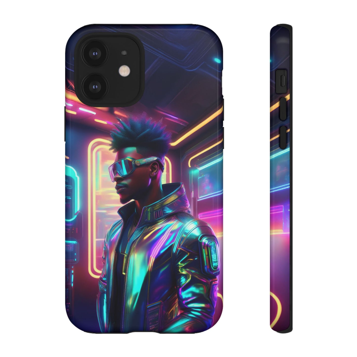 Futuristic Cyberpunk Male Cell Phone Case 004