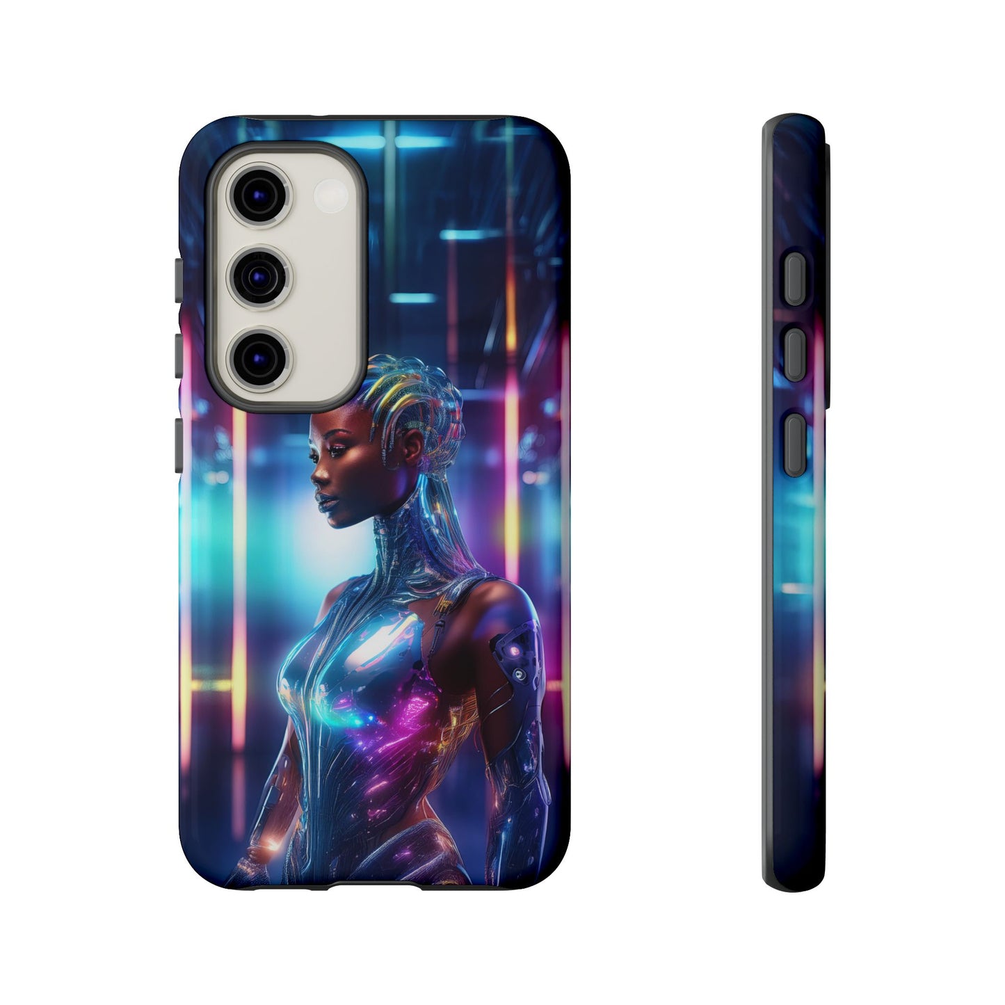 Futuristic Human Android Hybrid Cell Phone Case 014