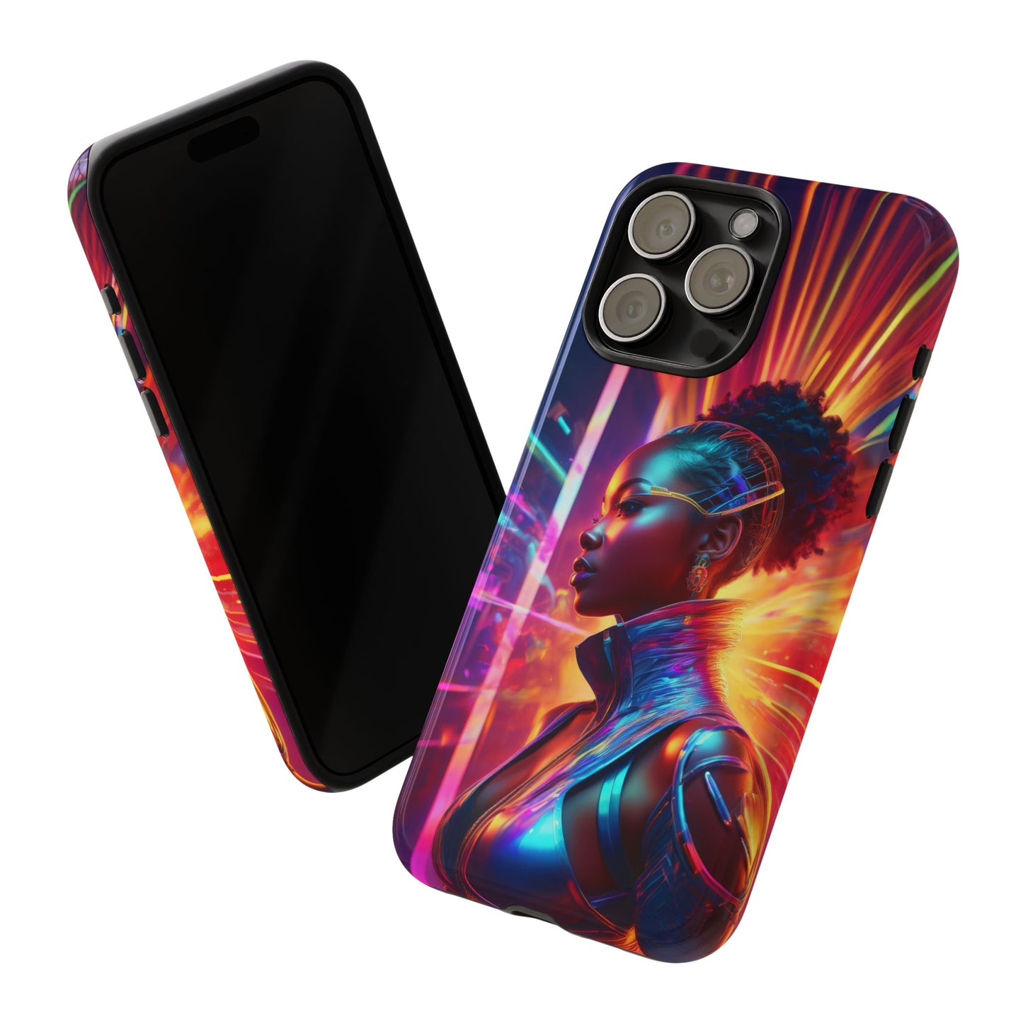 Futuristic Cyberpunk Female Cell Phone Case 001