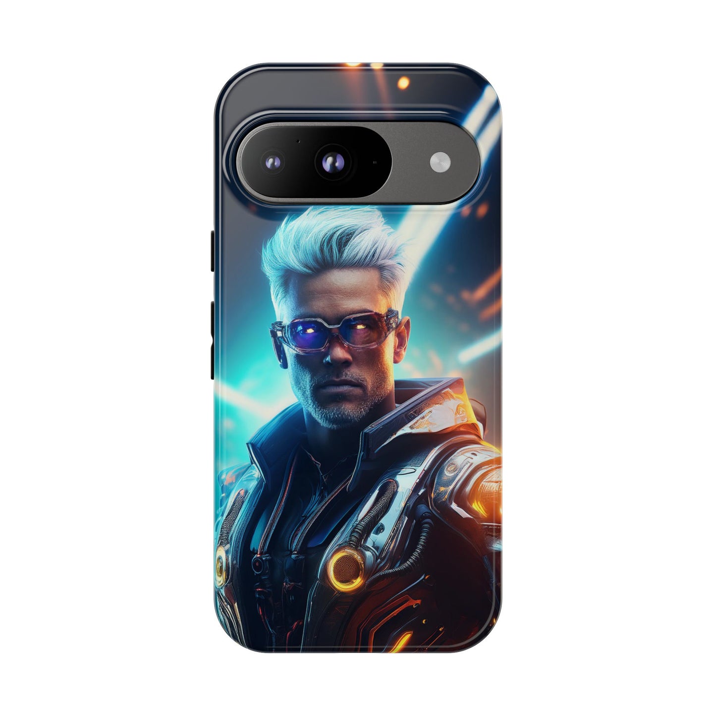 Futuristic Cyberpunk Male Cell Phone Case 013