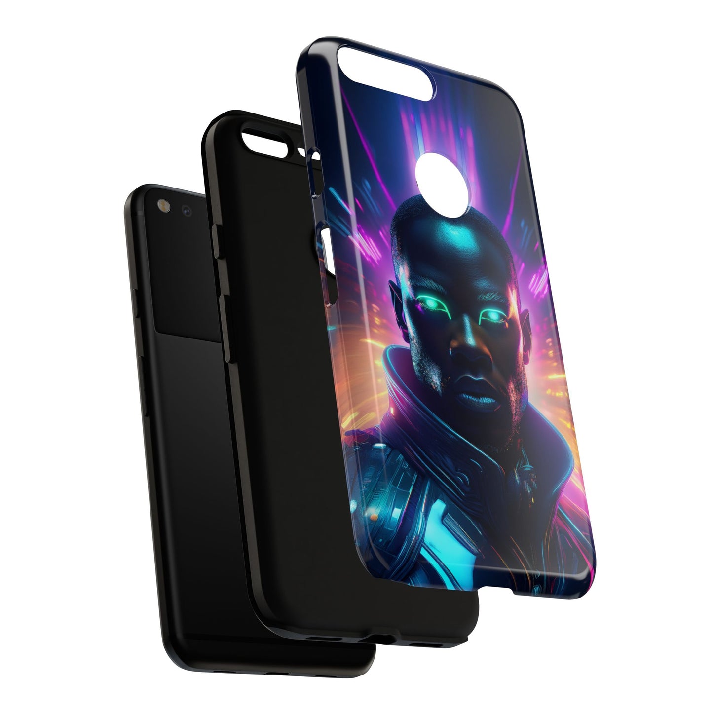 Futuristic Cyberpunk Male Cell Phone Case 022