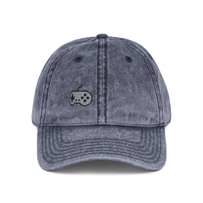 Retro Game Controller Vintage Hat – Embroidered Gamer Hat for Vintage Video Game Lovers and 90s Nostalgia
