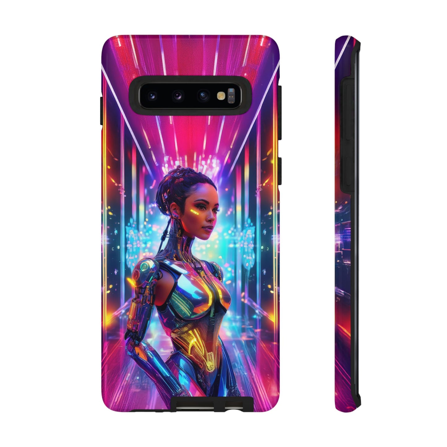 Futuristic Human Android Hybrid Cell Phone Case 006