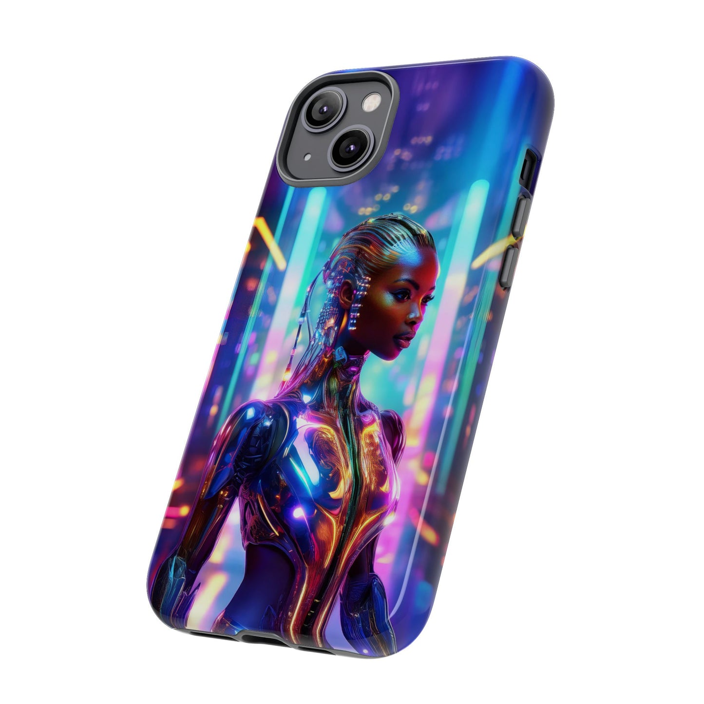 Futuristic Human Android Hybrid Cell Phone Case 018