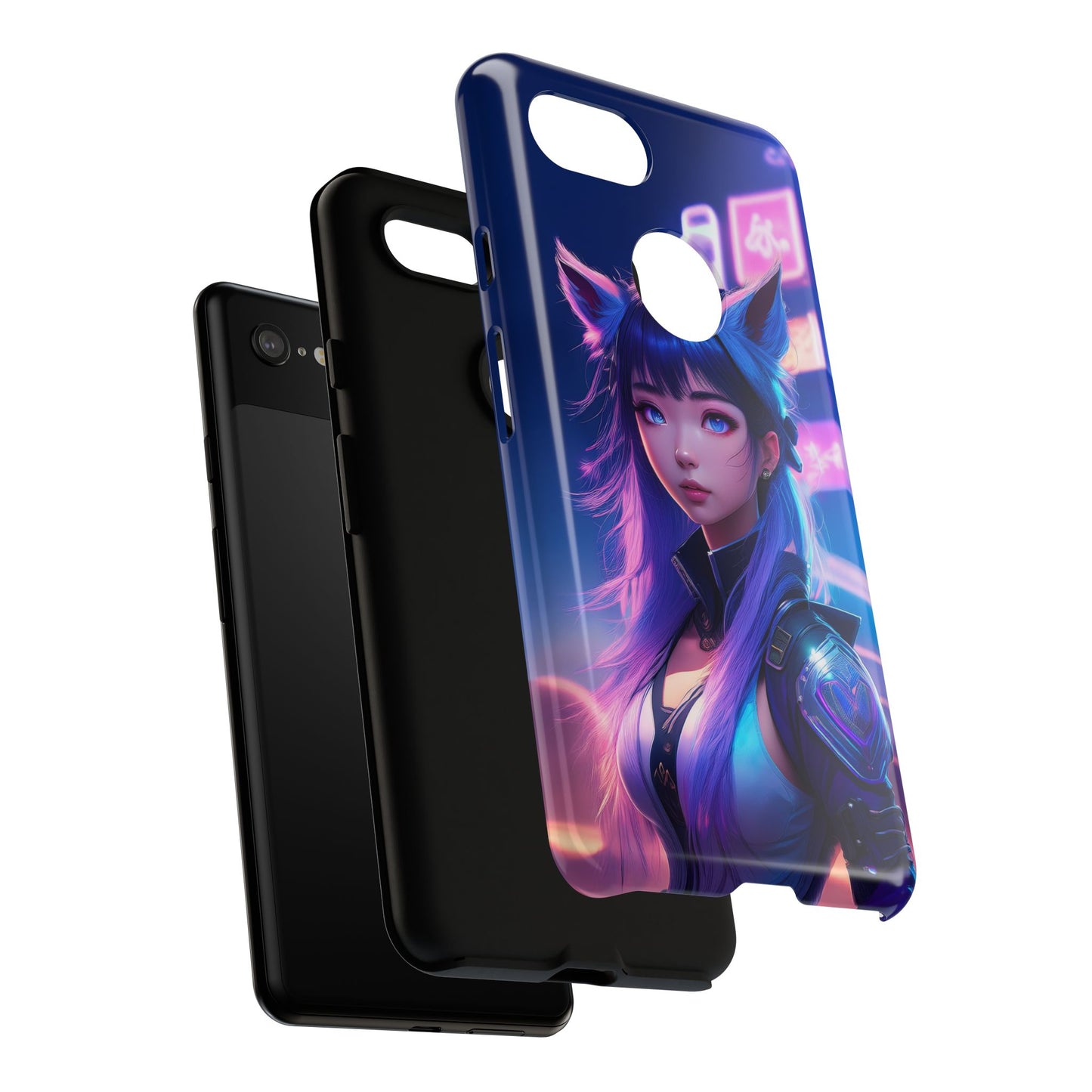 Futuristic Cyberpunk Female Cell Phone Case 010