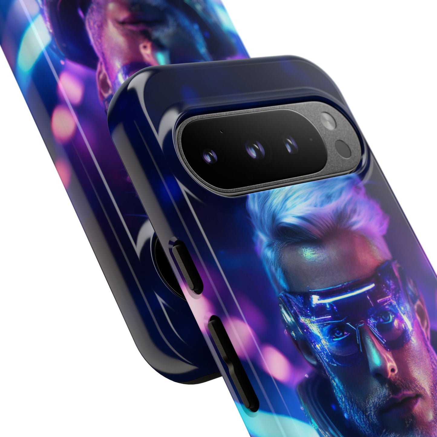 Futuristic Cyberpunk Male Cell Phone Case 020