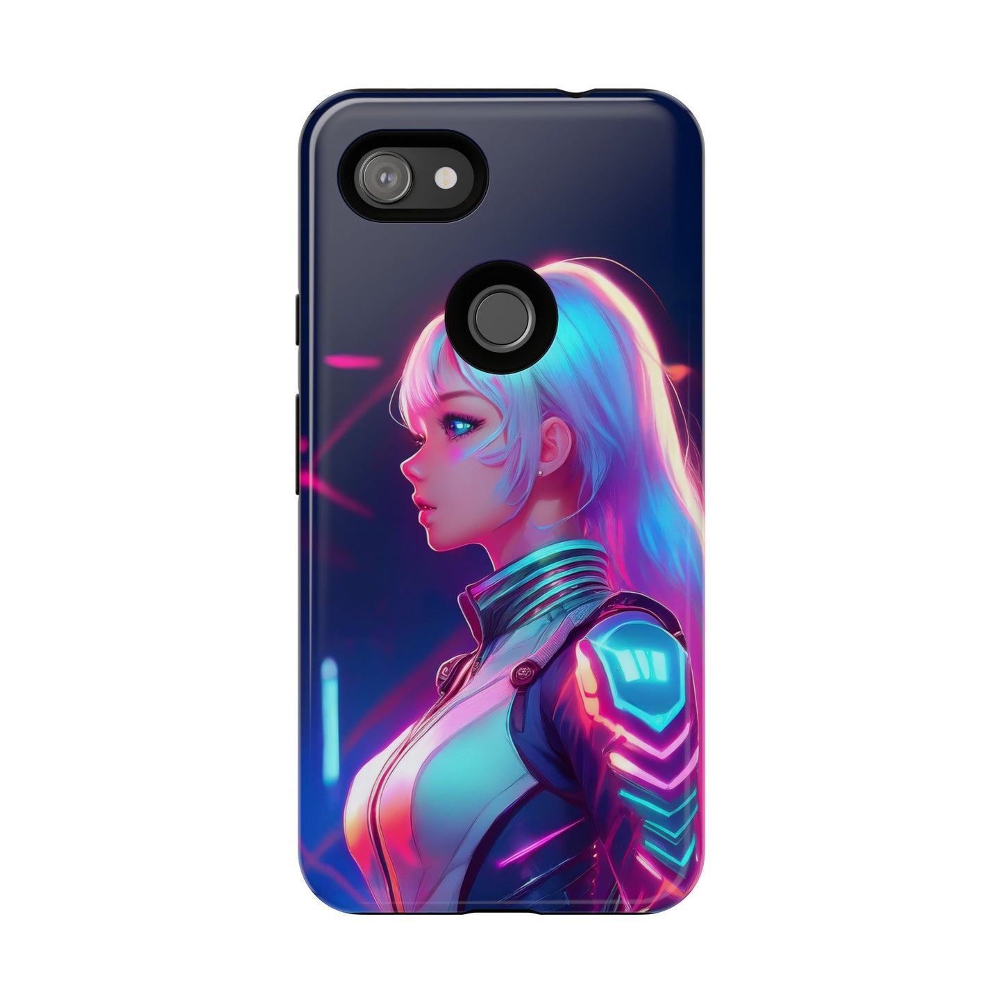 Futuristic Cyberpunk Female Cell Phone Case 009