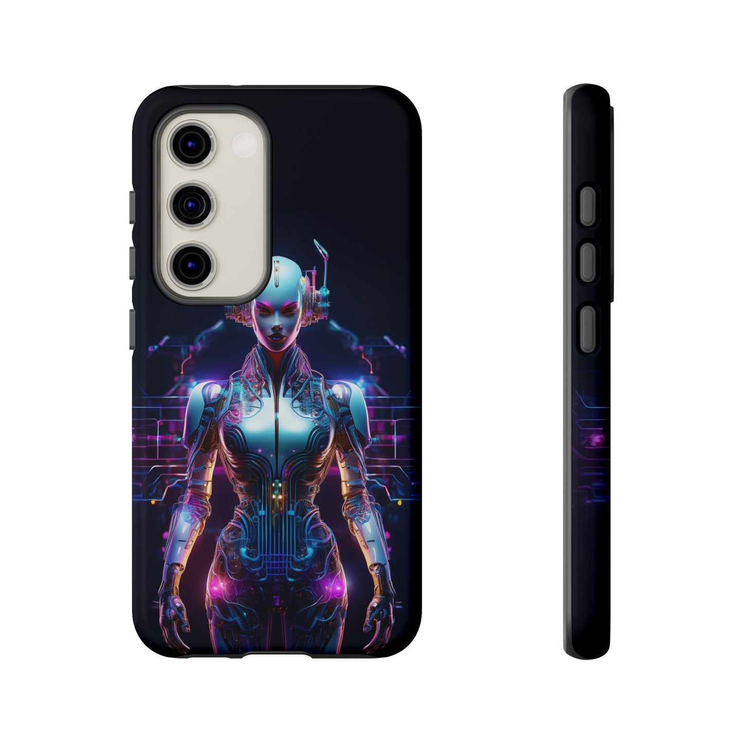 Futuristic Human Android Hybrid Cell Phone Case 001