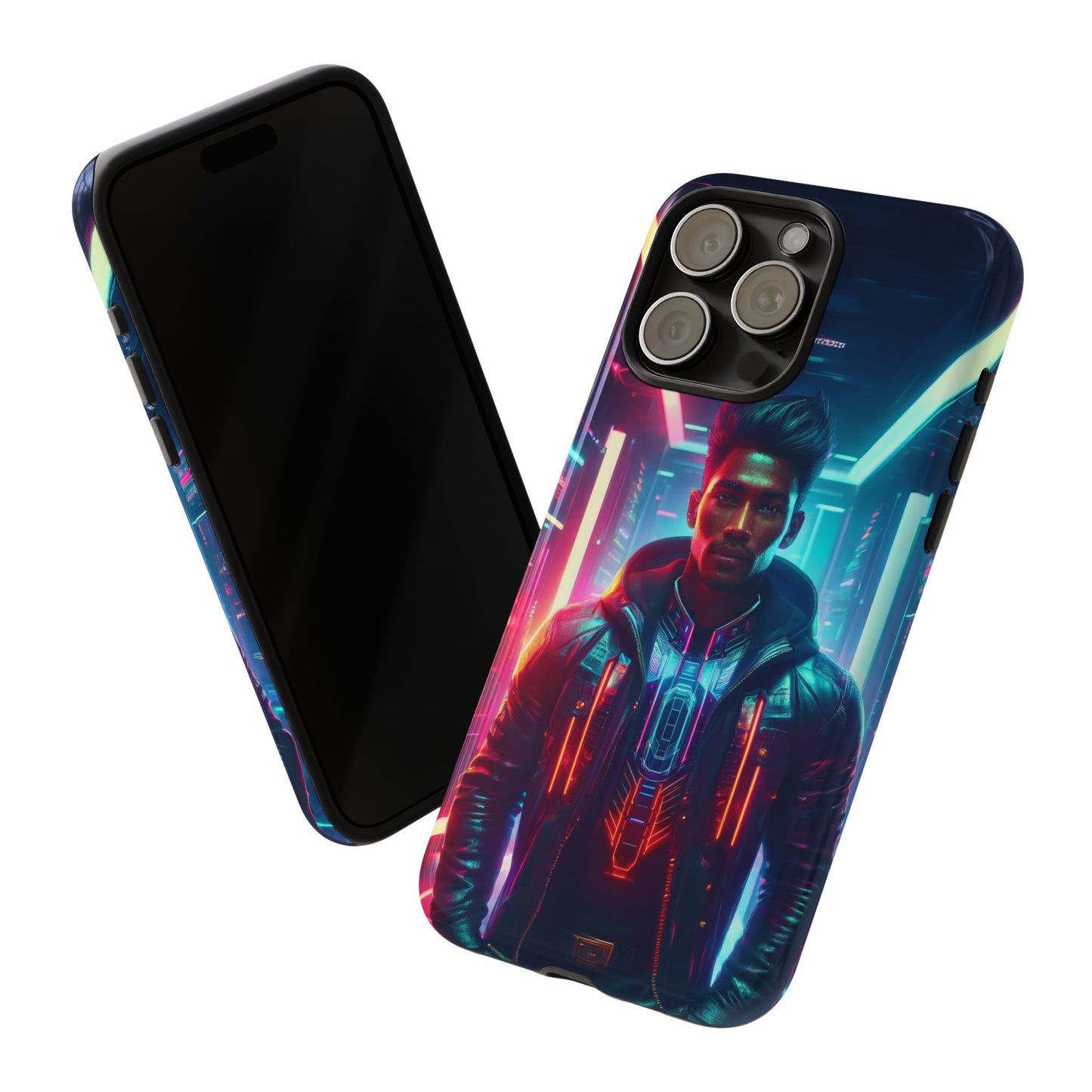 Futuristic Cyberpunk Male Cell Phone Case 001