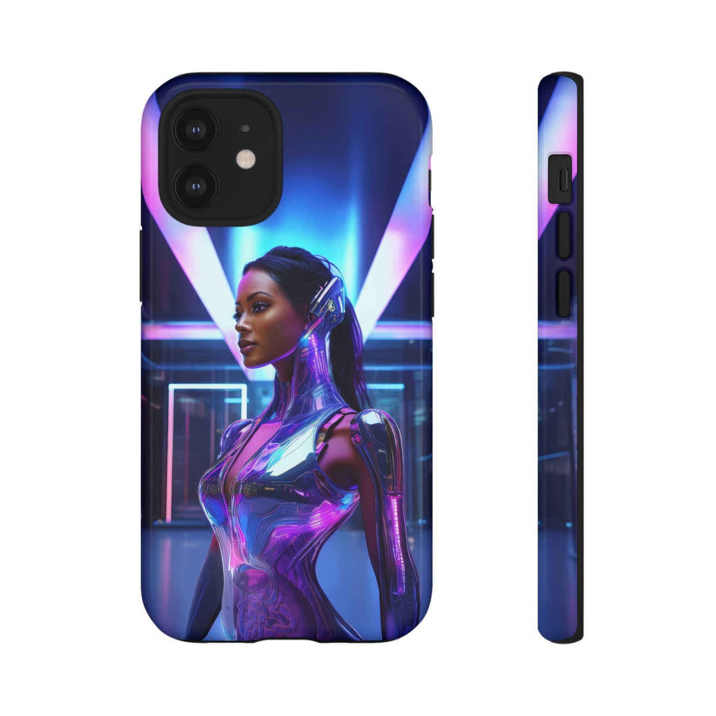 Futuristic Human Android Hybrid Cell Phone Case 017