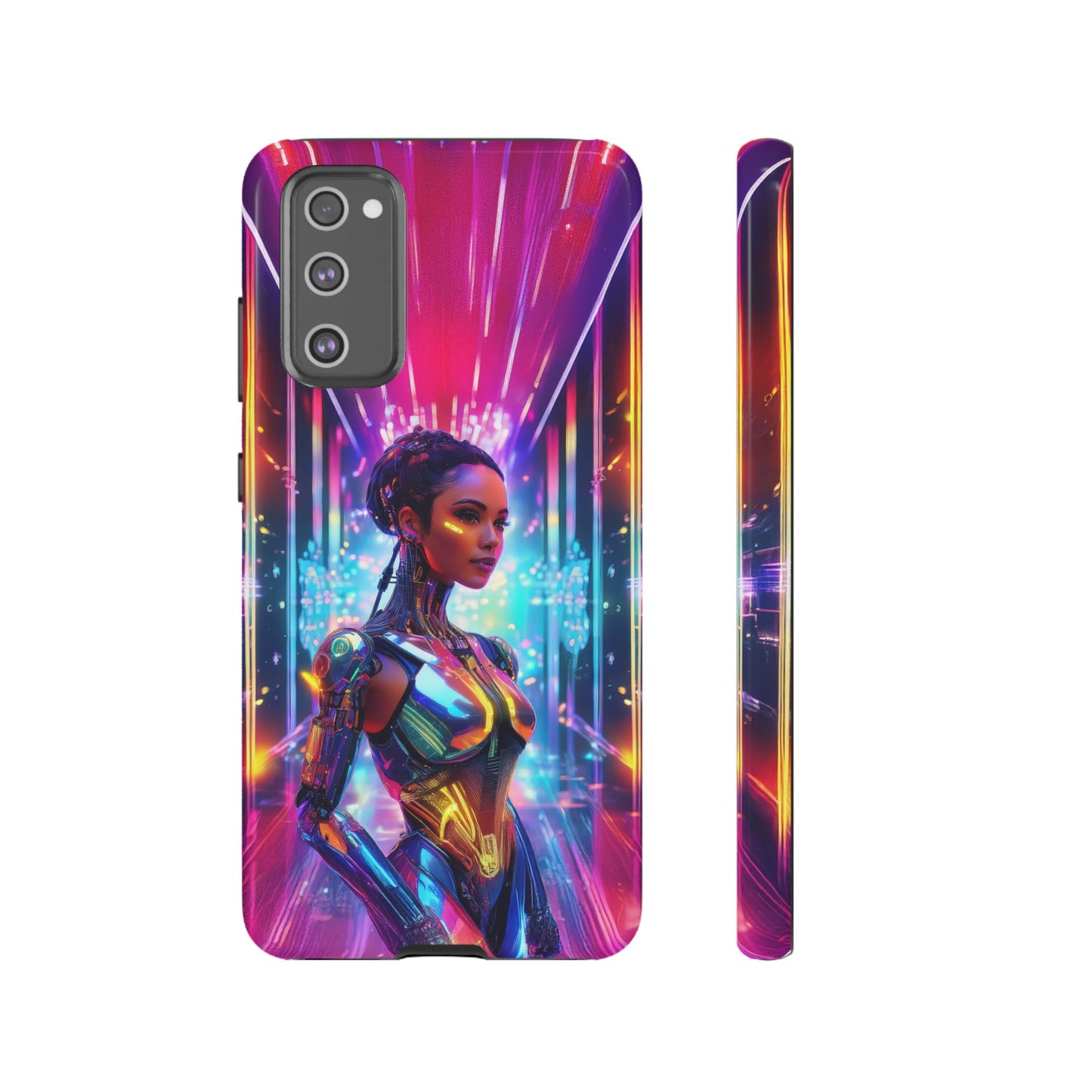 Futuristic Human Android Hybrid Cell Phone Case 006