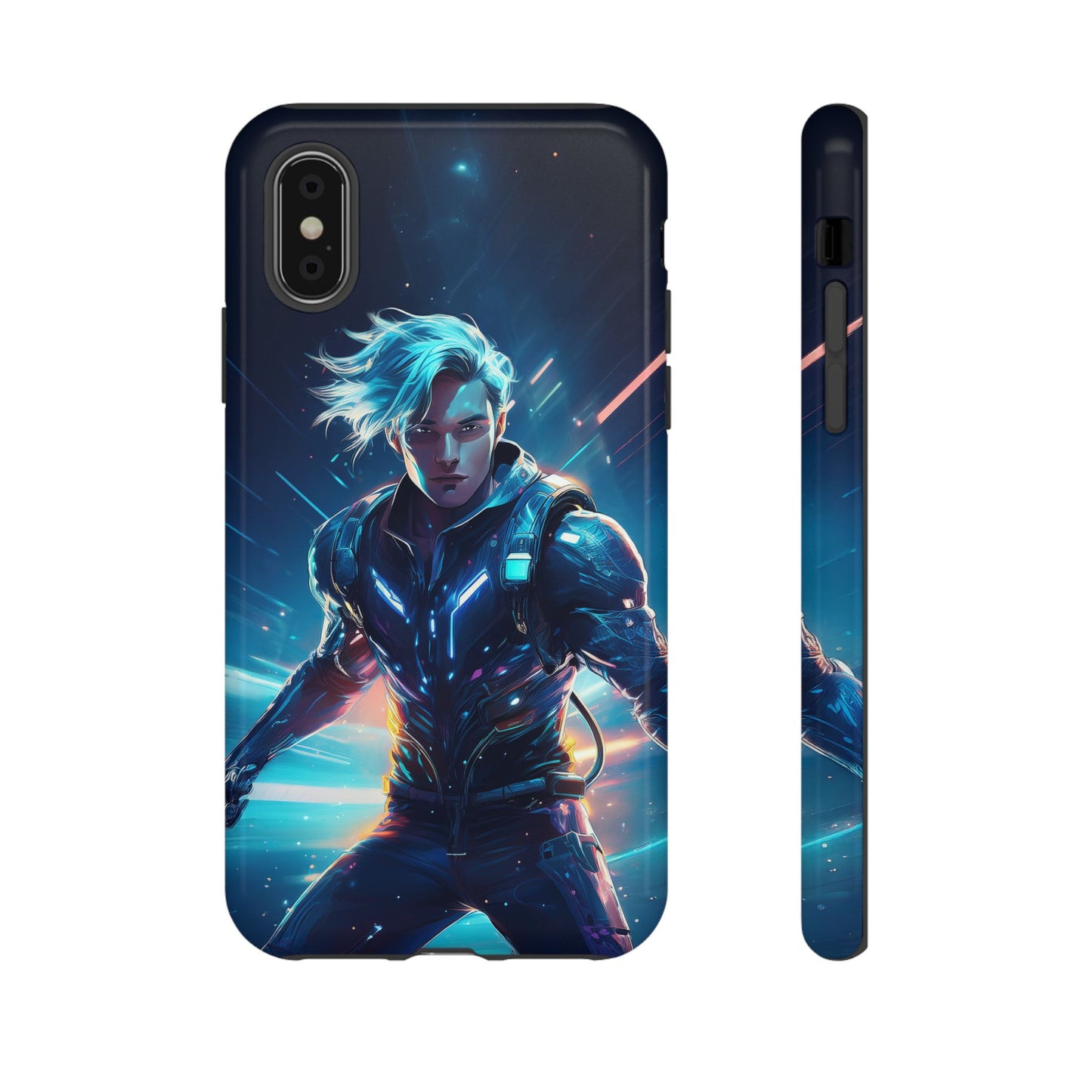 Futuristic Cyberpunk Male Cell Phone Case 024