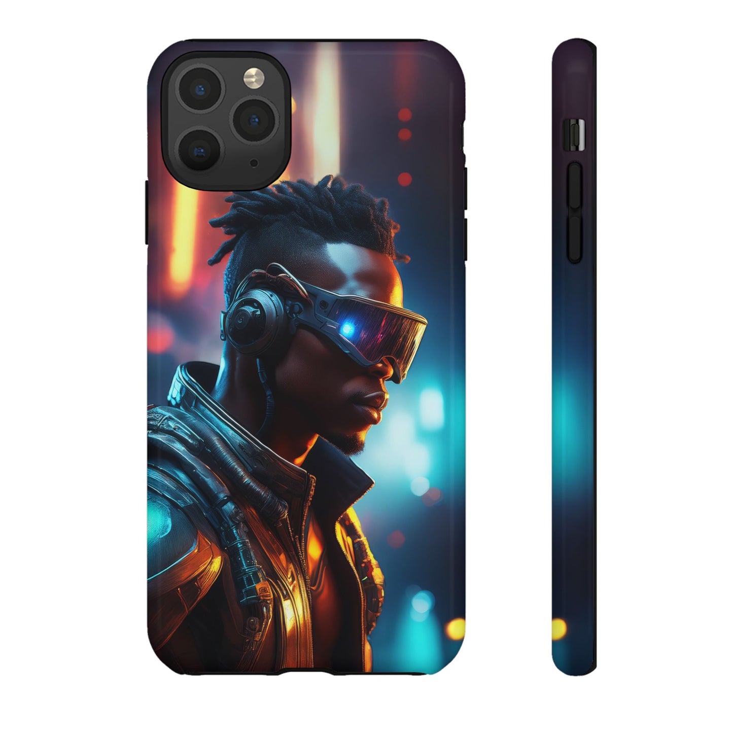 Futuristic Cyberpunk Male Cell Phone Case 016