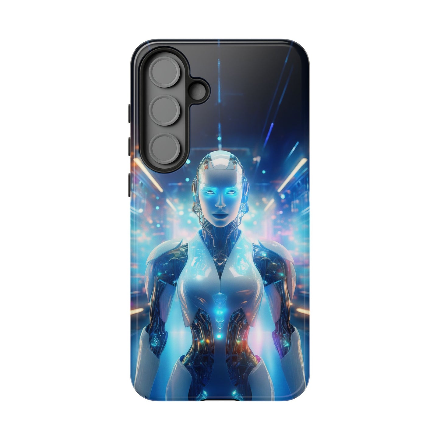 Futuristic Human Android Hybrid Cell Phone Case 012