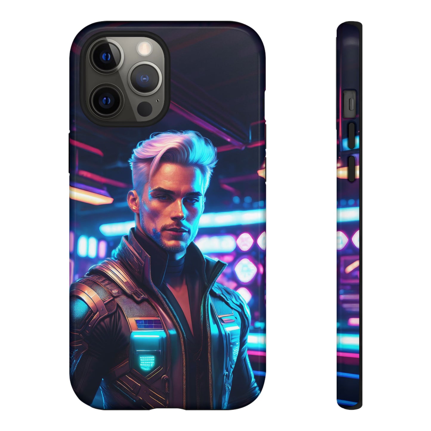 Futuristic Cyberpunk Male Cell Phone Case 008