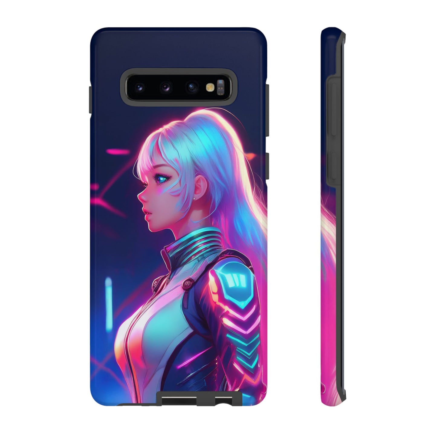 Futuristic Cyberpunk Female Cell Phone Case 009