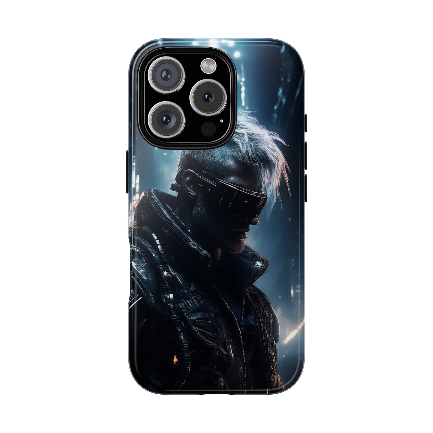 Futuristic Cyberpunk Male Cell Phone Case 025