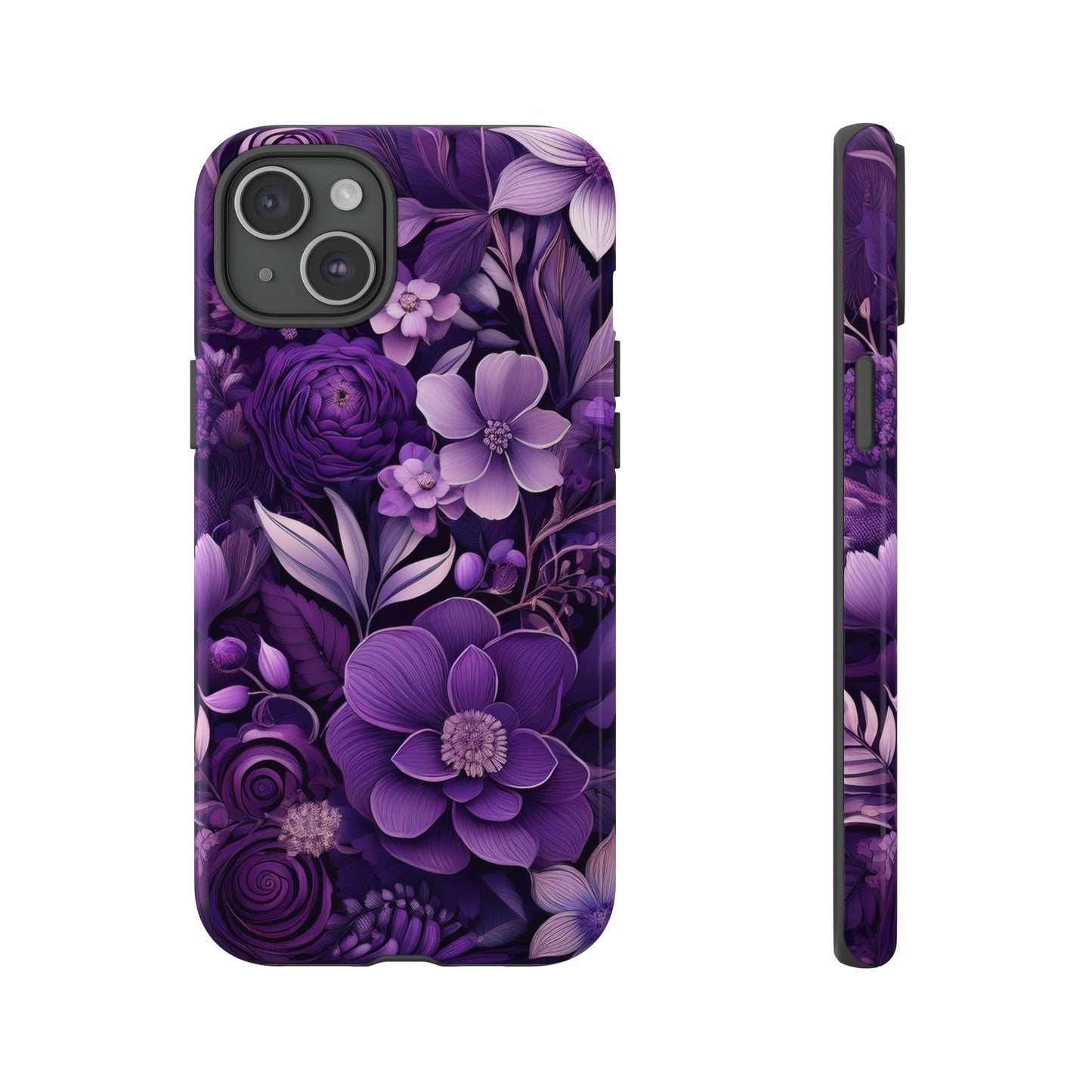 Purple Florals Tough Cases