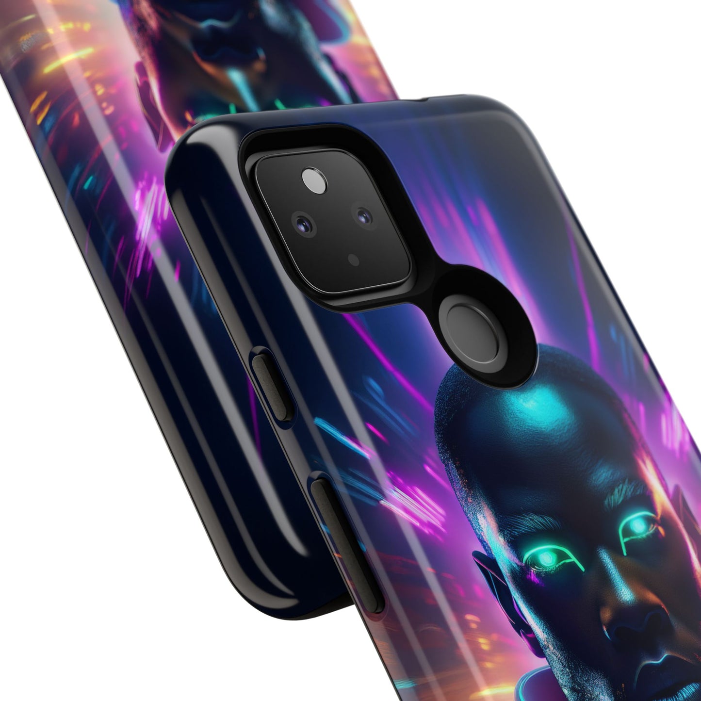 Futuristic Cyberpunk Male Cell Phone Case 022