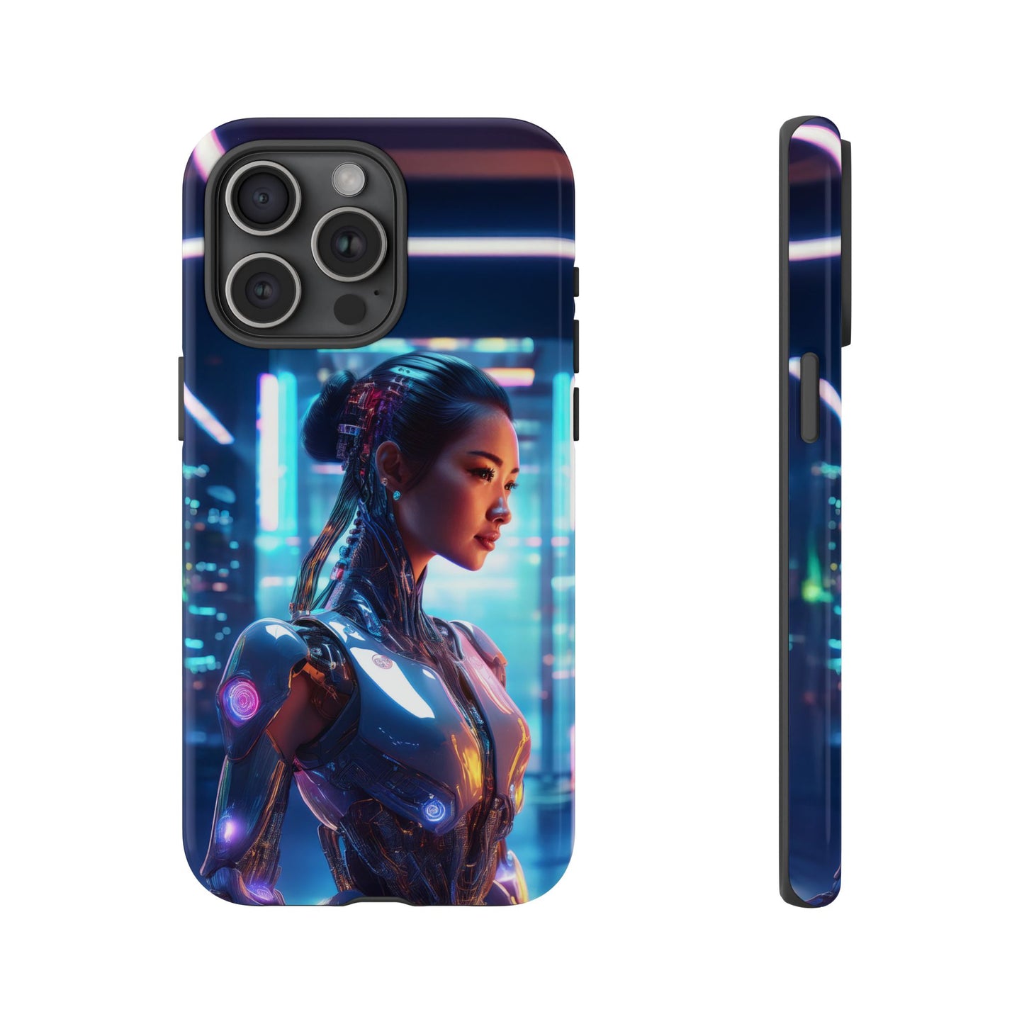 Futuristic Human Android Hybrid Cell Phone Case 013