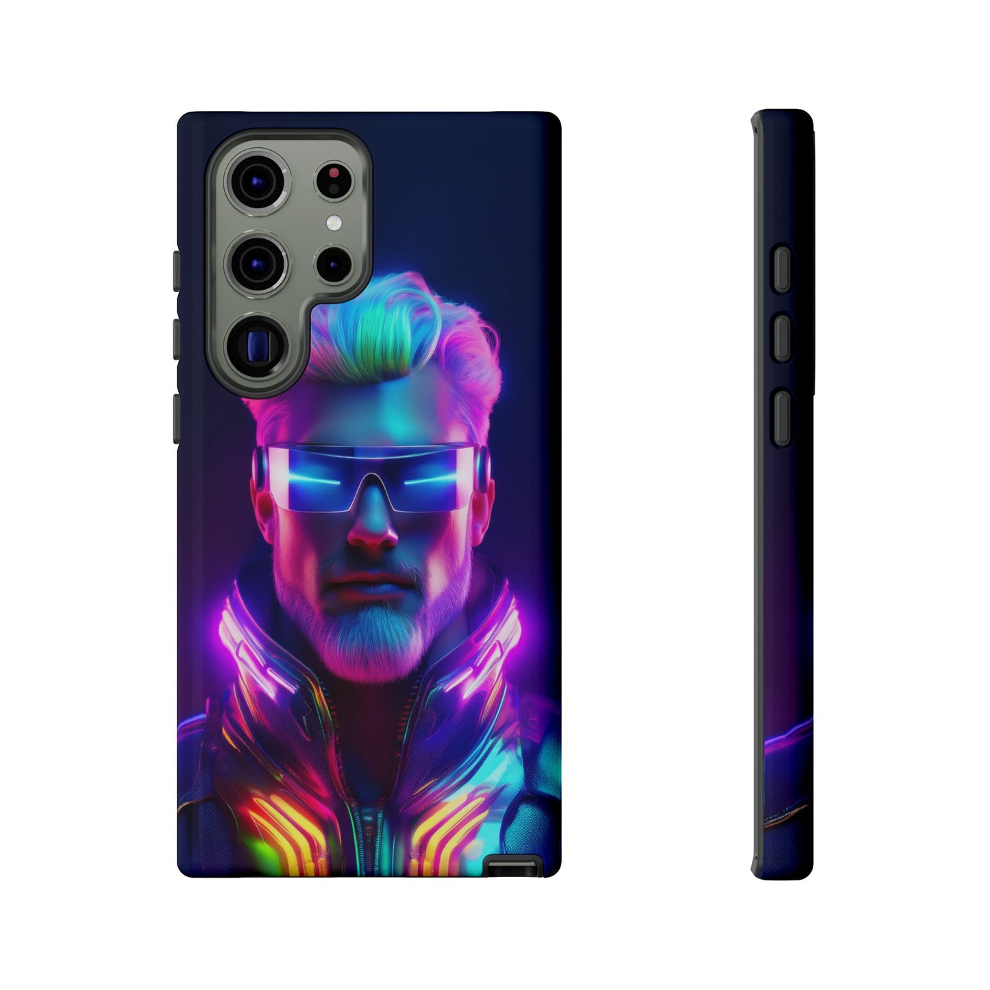 Futuristic Cyberpunk Male Cell Phone Case 026