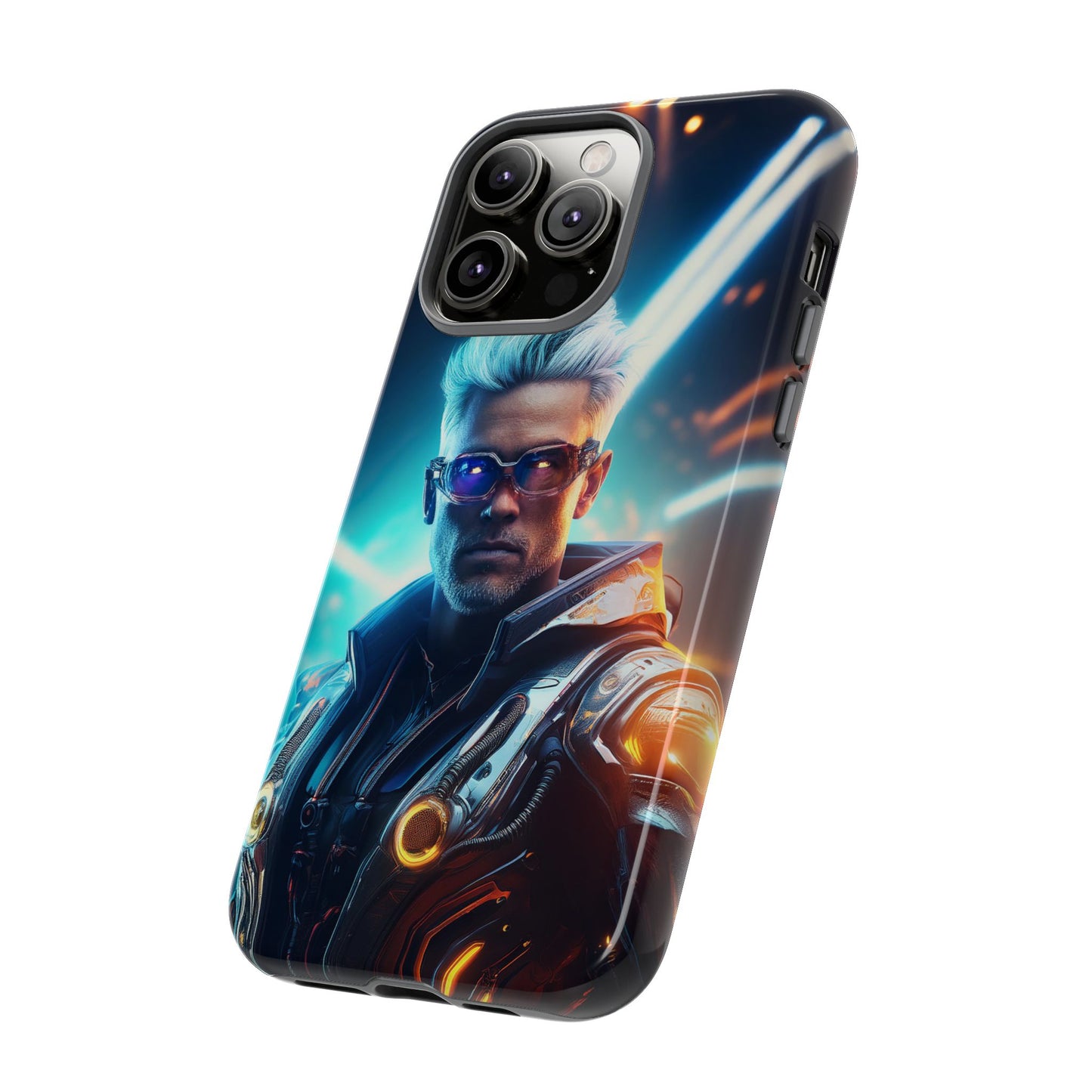 Futuristic Cyberpunk Male Cell Phone Case 013