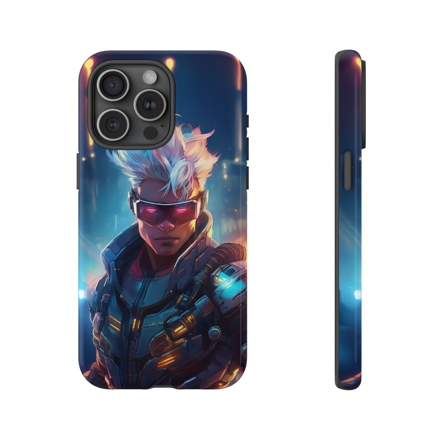 Futuristic Cyberpunk Male Cell Phone Case 018