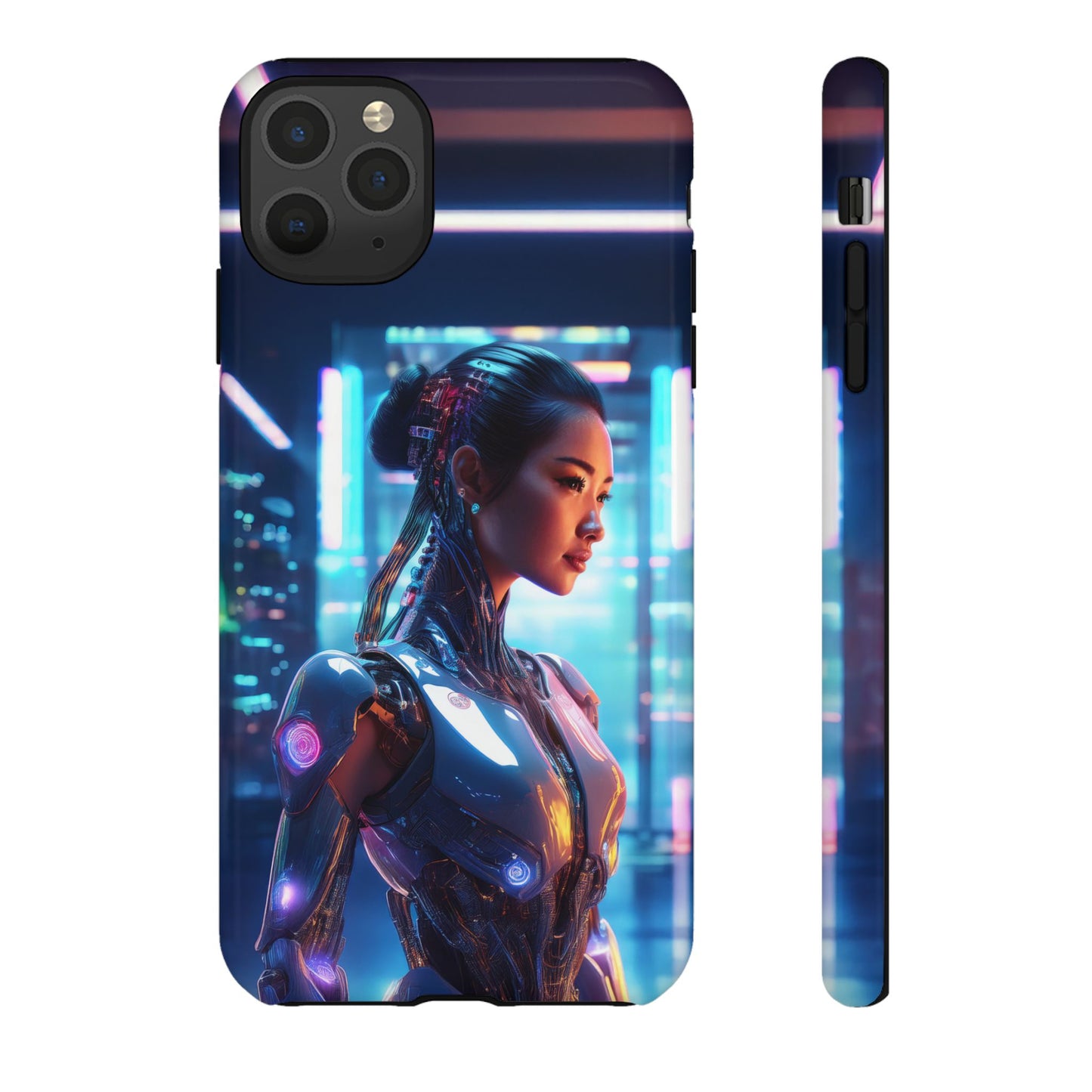 Futuristic Human Android Hybrid Cell Phone Case 013