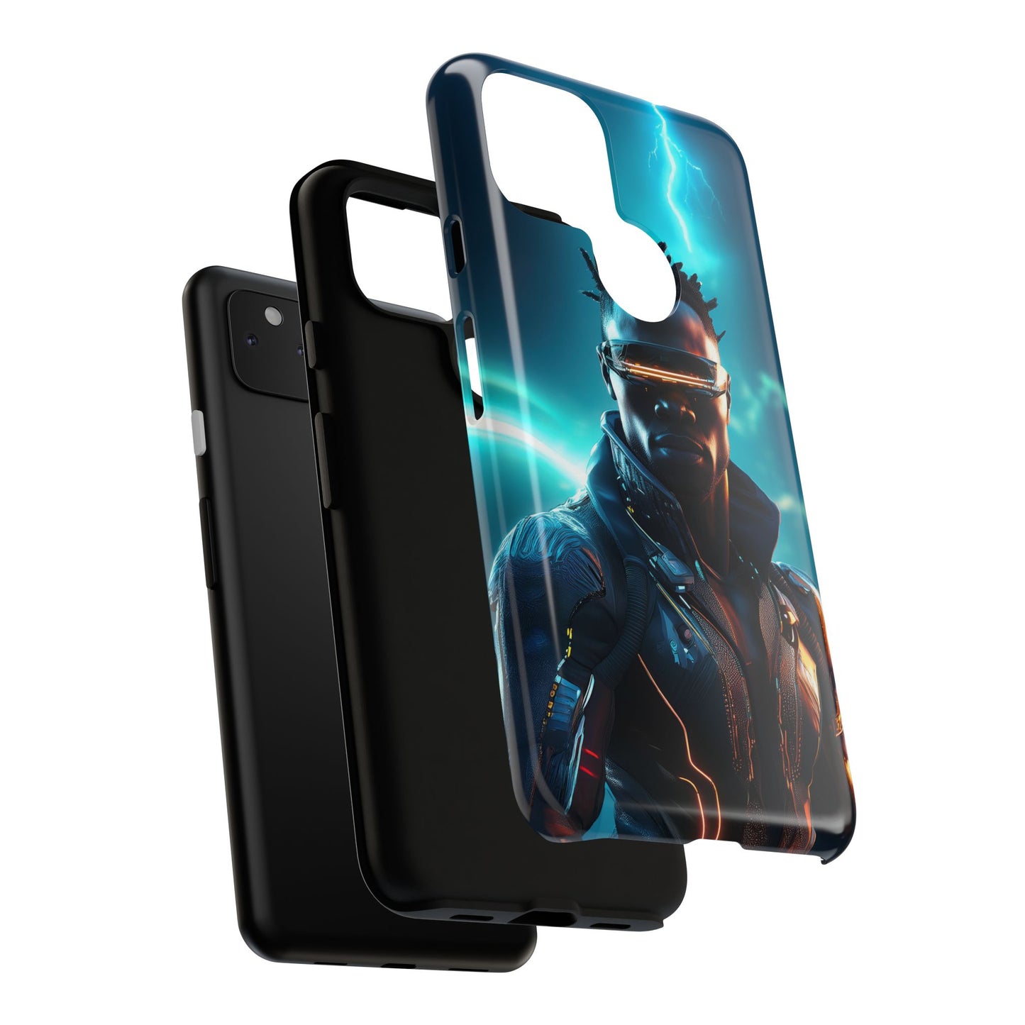 Futuristic Cyberpunk Male Cell Phone Case 014