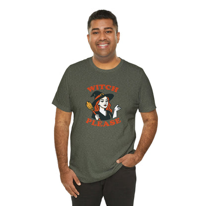 Witch Please Halloween Shirt – Sassy Retro Witch Graphic Tee for Funny Halloween Attitude
