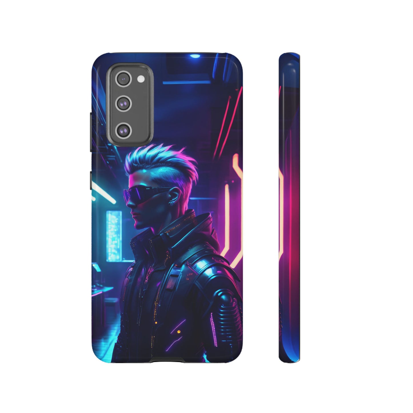 Futuristic Cyberpunk Male Cell Phone Case 002