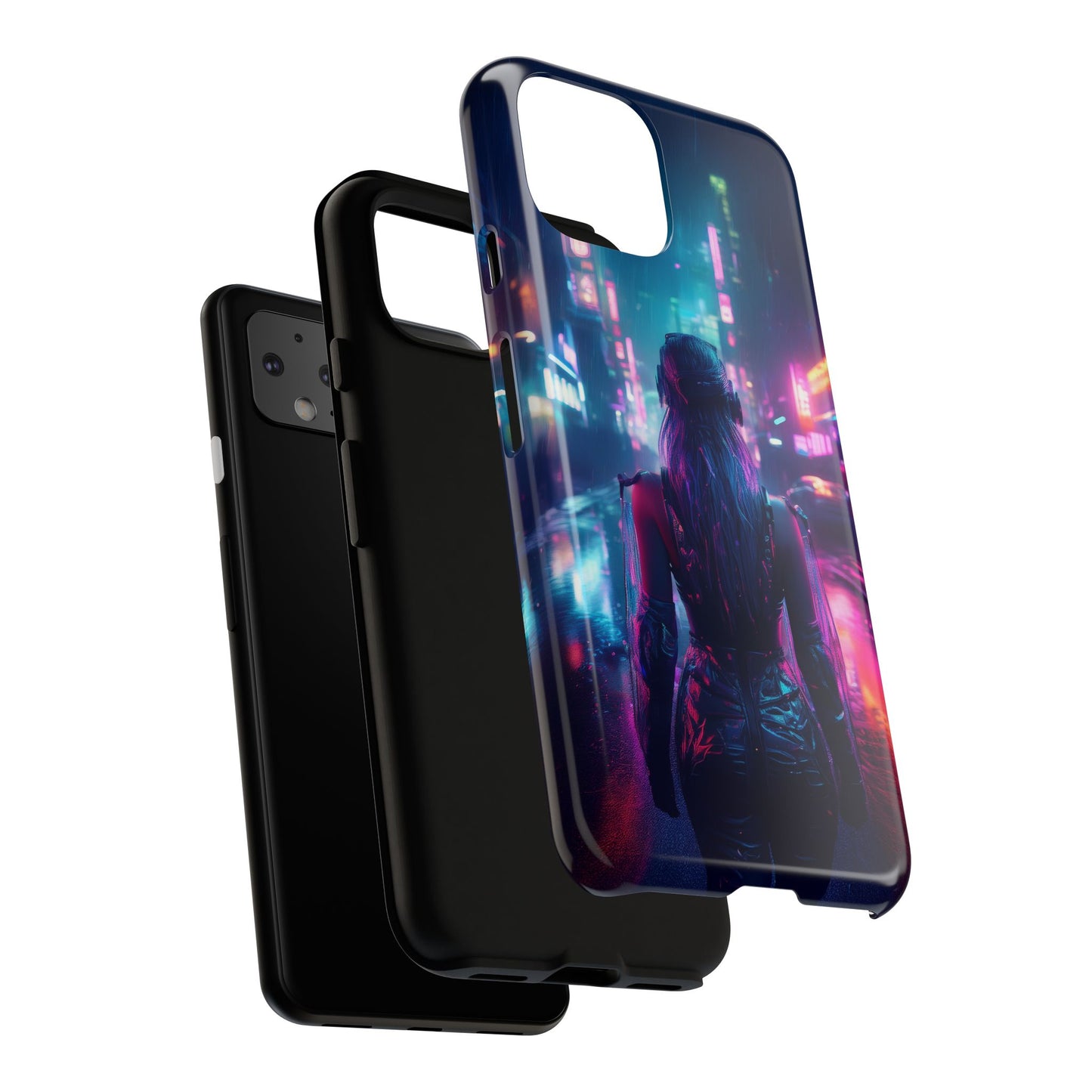 Futuristic Cyberpunk Female Cell Phone Case 032