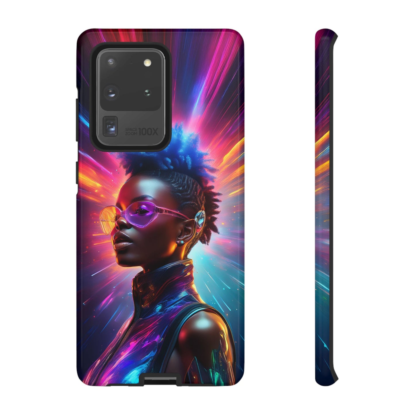 Futuristic Cyberpunk Female Cell Phone Case 026