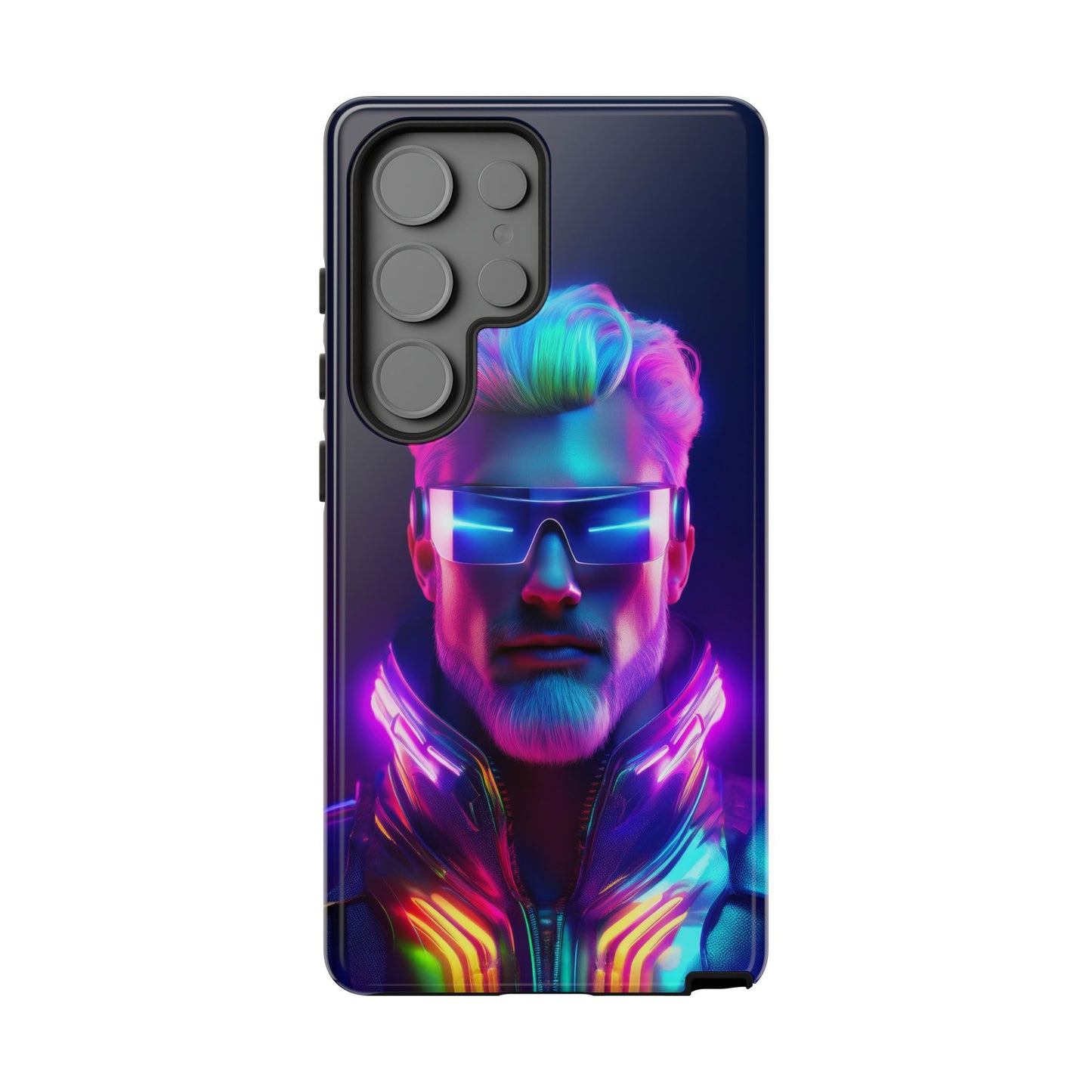 Futuristic Cyberpunk Male Cell Phone Case 026