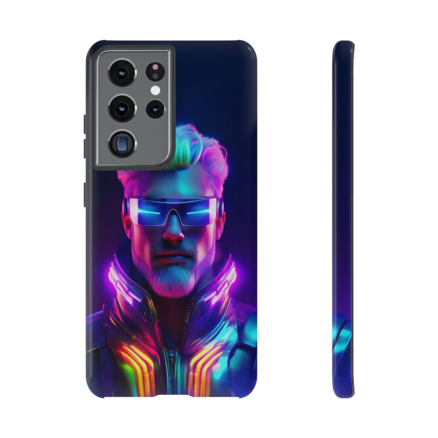 Futuristic Cyberpunk Male Cell Phone Case 026