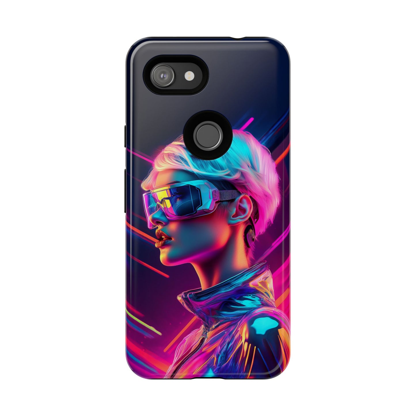 Futuristic Cyberpunk Female Cell Phone Case 031