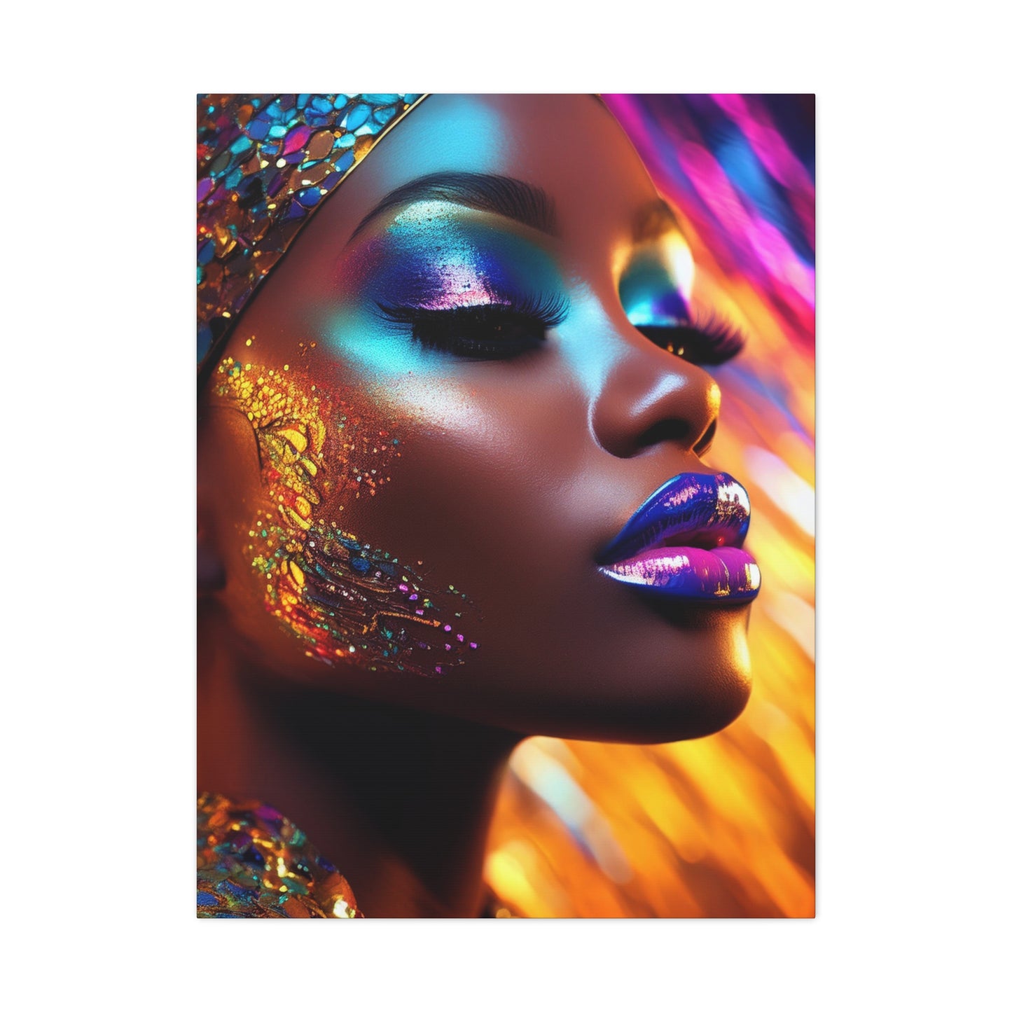 Glitter Love 013- Canvas Print – Vibrant Wall Decor