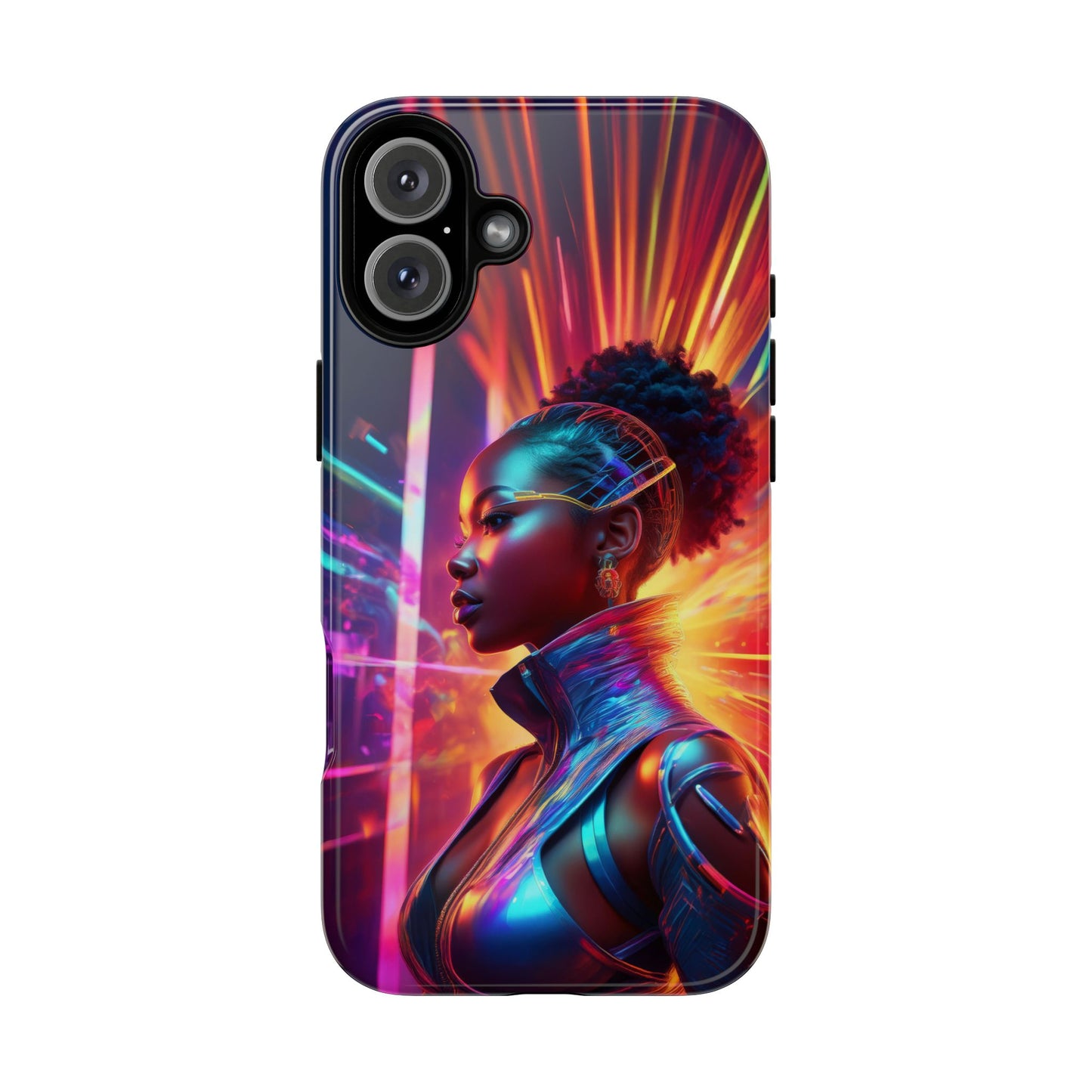 Futuristic Cyberpunk Female Cell Phone Case 001