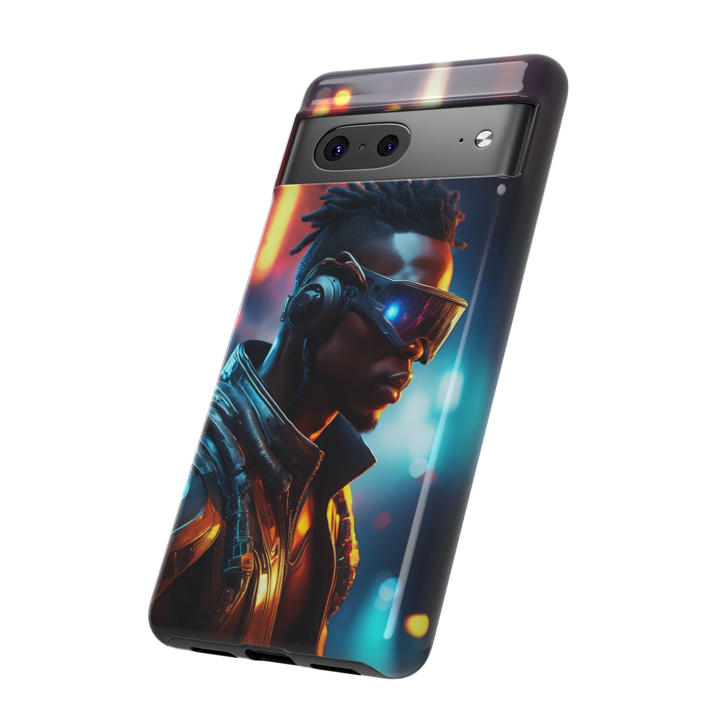 Futuristic Cyberpunk Male Cell Phone Case 016