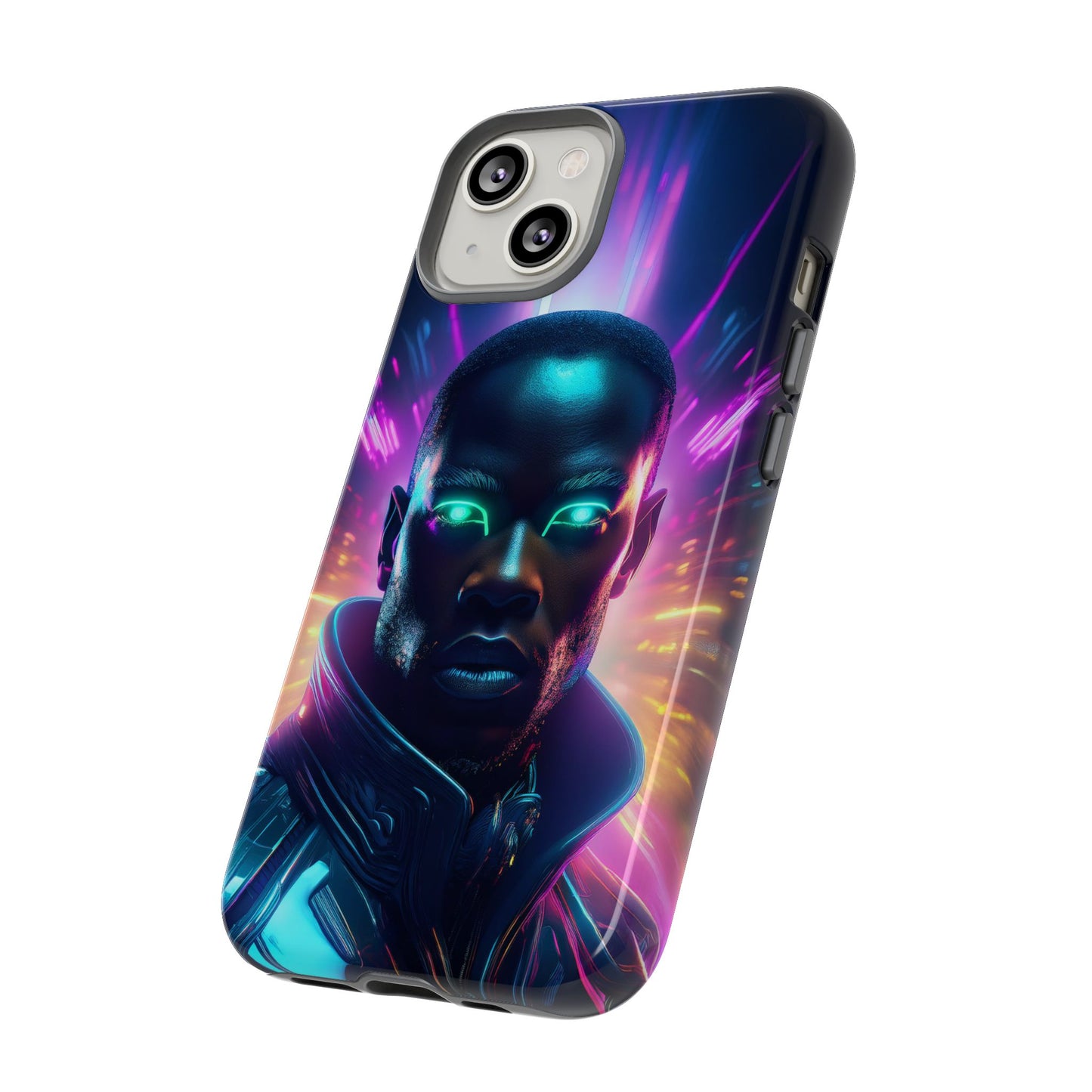 Futuristic Cyberpunk Male Cell Phone Case 022