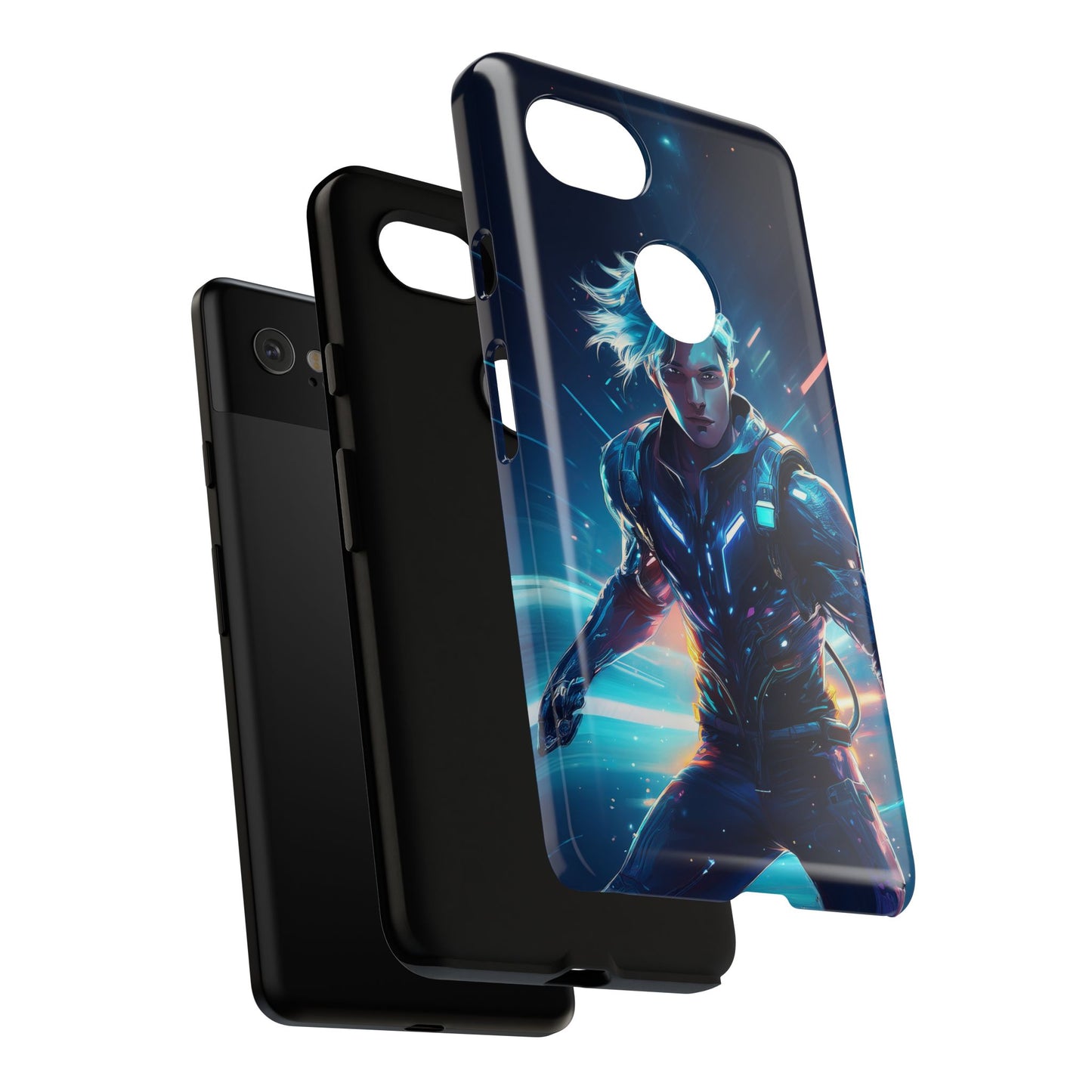 Futuristic Cyberpunk Male Cell Phone Case 024