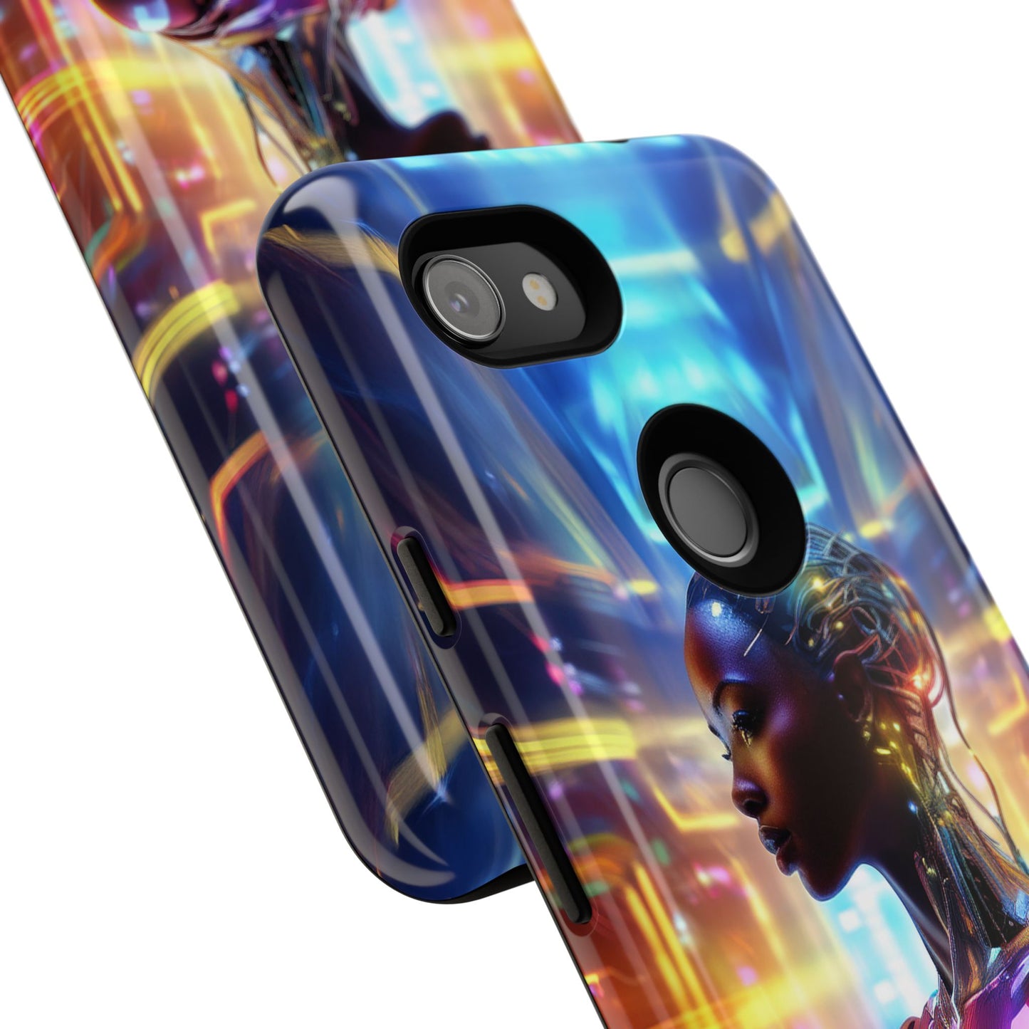 Futuristic Human Android Hybrid Cell Phone Case 011